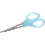 Ножницы маникюрные в пакете «Классические», овальные кольца, цвет микс 9,5*4см