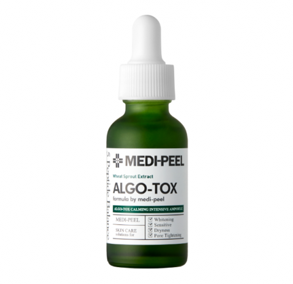 Сыворотка-детокс ампульная с ростками пшеницы Medi-Peel Algo-tox calming intensive ampoule, 30 мл