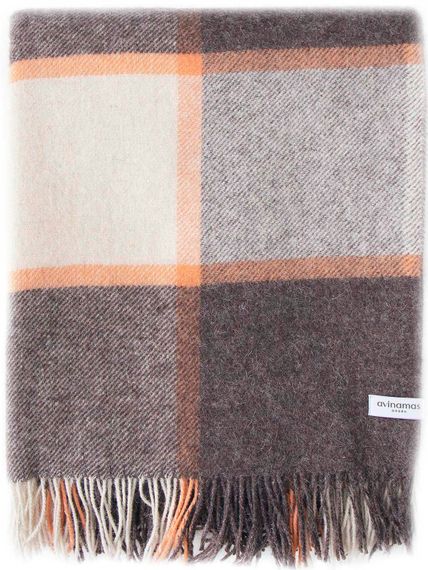 Плед MAYA 1-04 из овечьей шерсти  ANINAMAS