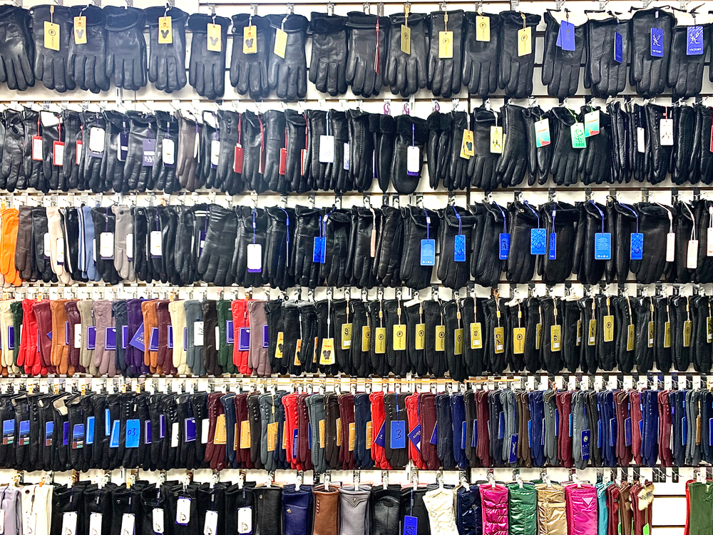 Flagman.Перчатки.Женские.Кожаные.Люкс качества. 5 шт в упаковке.