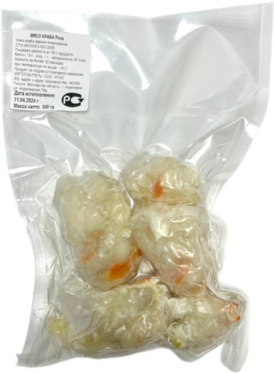 Мясо краба, Роза 300 гр (Камчатского)