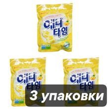 Леденцы Lotte Anytime Лимон и мята без сахара 60 г, 3 шт