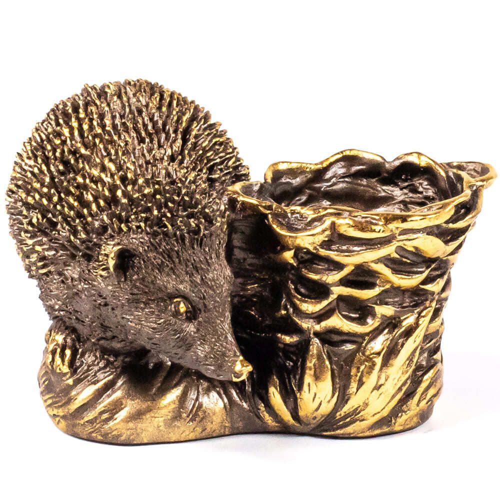 Держатель для зубочисток Ежик Барб Бронза