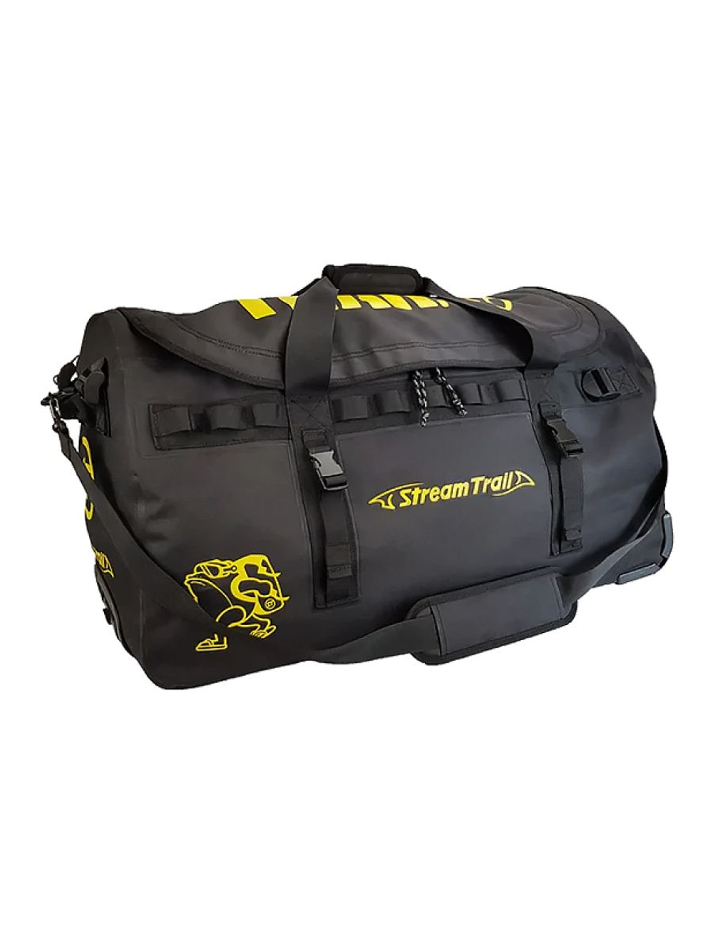 Сумка влагозащитная на колесах Stream Trail Shinano II Black/Yellow 95L