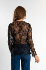 Кружевной лонгслив