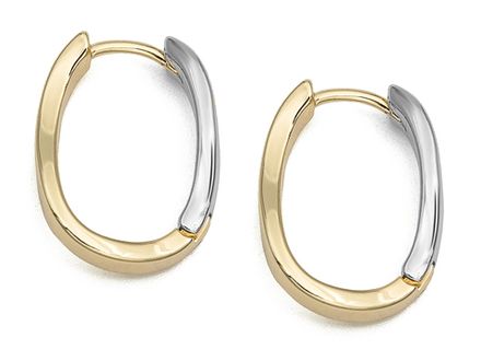 Швензы-Кольца "Абстракция" 20х15мм, биколор