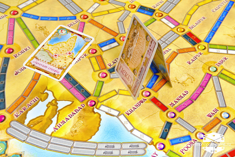 Ticket to Ride - Map Collection Vol. 2: India игра в разгаре
