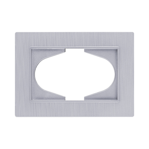 Рамка для двойной розетки, серый Kollinger Eleganz Plex EP120GY