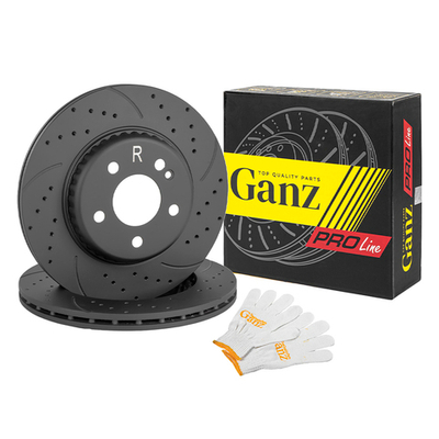 Диск тормозной задний перфорированный PRO-Line с покрытием (компл.2 шт) MB W205/S205/W213/C238 /Vent D=300mm GANZ GIJ06251S