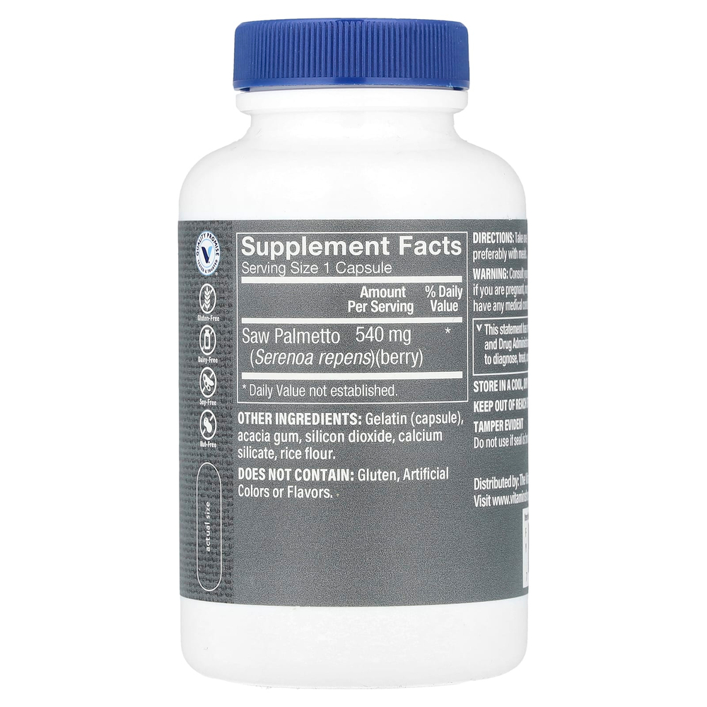 The Vitamin Shoppe, Мужские ягоды серенои, 540 мг, 100 капсул