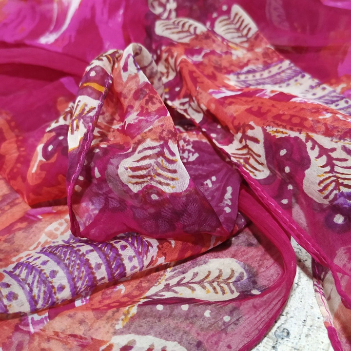 Платок шифон, (вискоза), 105 х 105 см 187181