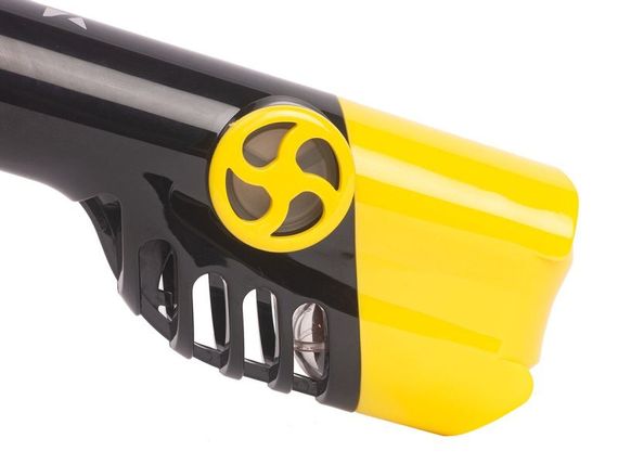 Маска детская полнолицевая Sargan Галактика премиум черная/желтая