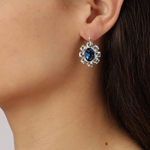 Серьги Dyrberg Kern VALENTINA SS BLUE 390075 BL/S