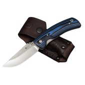 Нож складной Кузница Семина "Аляска" сталь  AUS-10 рукоять черно-синяя