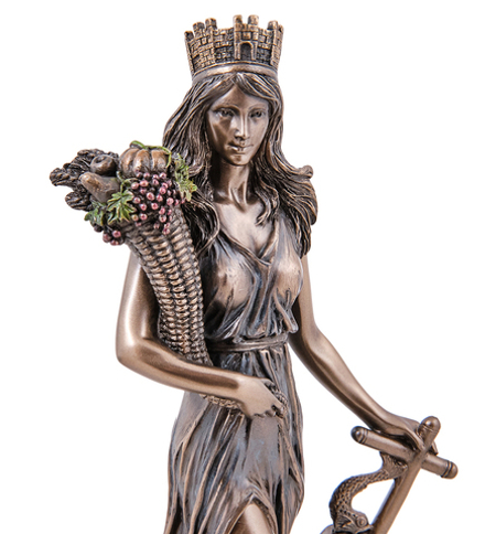 WS-1247 Статуэтка «Тихе (тюхе) - божество случая, богиня удачи и судьбы»