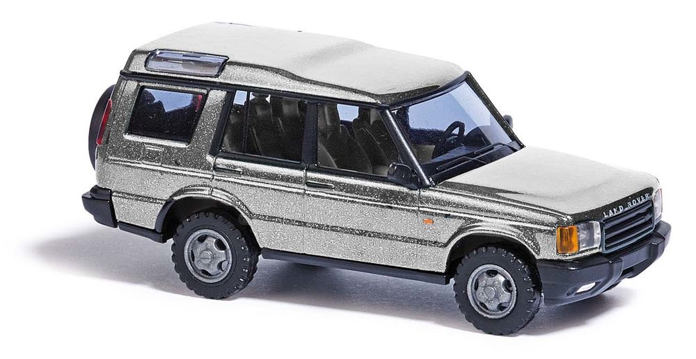 Автомобиль Land Rover Discovery, серебристый металлик (H0)