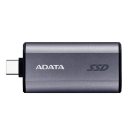 Внешний SSD диск A-DATA Portable SSD 500GB A-DATA SC750, External, USB 3.2 Gen 2 Type-C, [R / W -1050 / 1000 MB / s] серый (SC750-500G-CCBK)