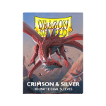 Протекторы Dragon Shield Dual Matte Crimson & Silver