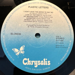 Blondie - Plastic Letters (Голландия 1978г.)