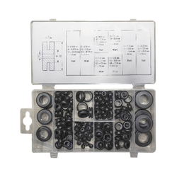 WDK-214054 Набор уплотнительных колец резиновых, черные, 180 шт.
