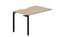 Стол 118х78х75см (эргономичный вырез) - приставной элемент