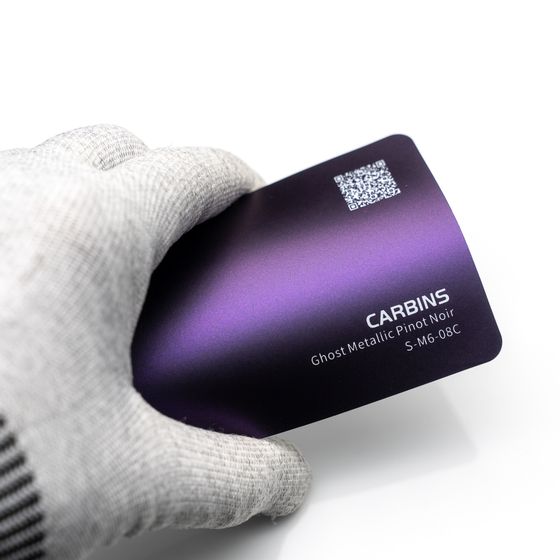 Веер образцов виниловой цветной пленки Carbins