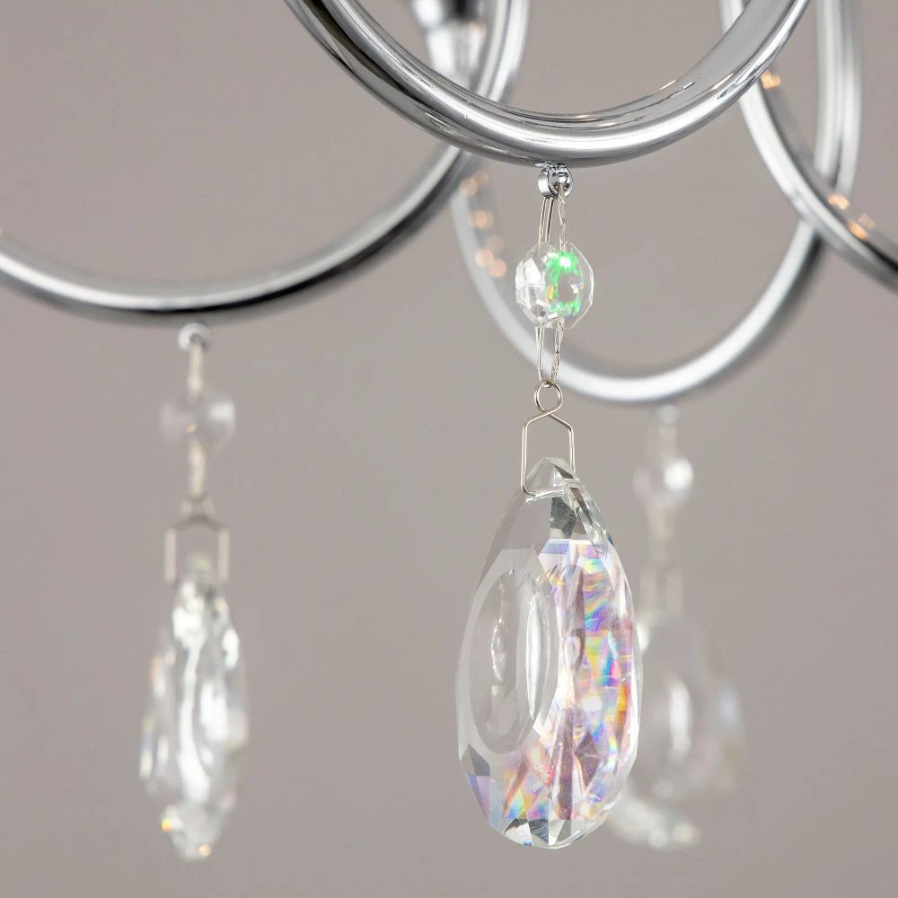 Citilux Рига CL437221 Люстра подвесная Хром