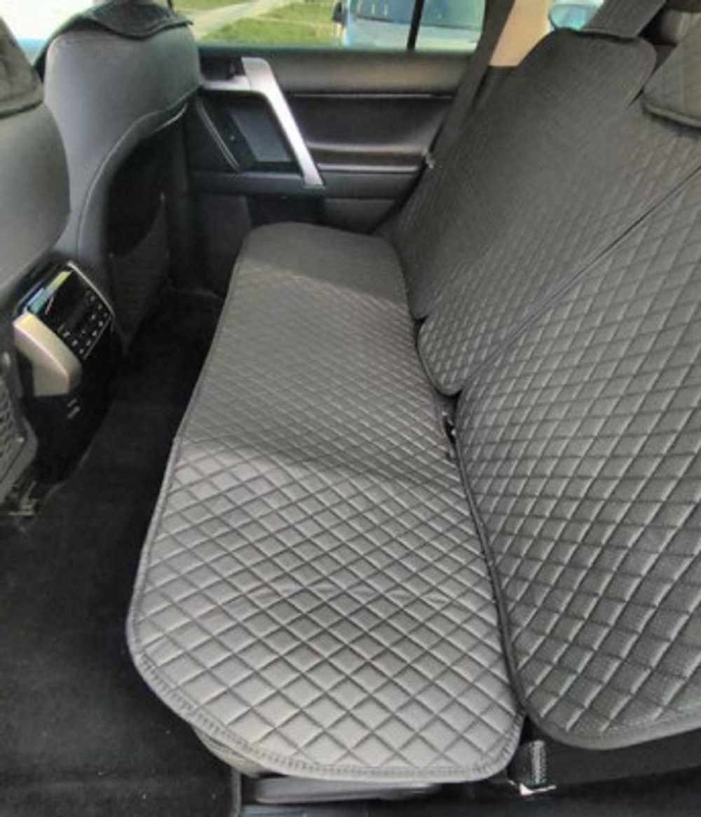 Накидки сидений ПОЛНЫЙ Coolpart MAXIMAL (кт11пр) - JJ-47-GRGR - Эко-кожа Ромб серый/кант серый