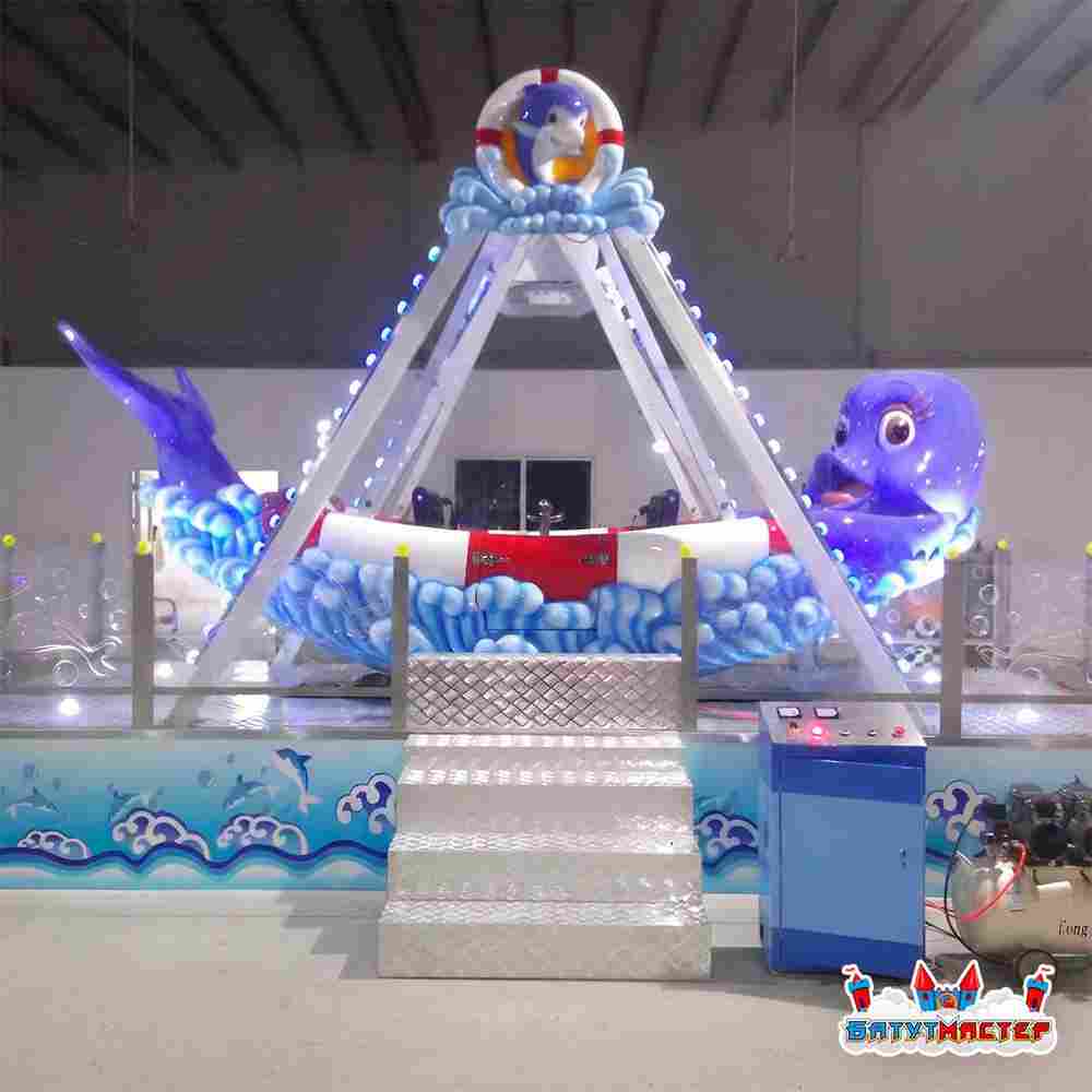 Аттракцион корабль «Морская одиссея», 10 мест, 5,75×2,39×3,7 м