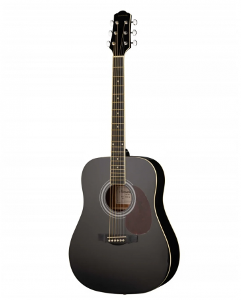 Naranda DG120BK Акустическая гитара, корпус: дредноут 41", верхняя дека: американская липа, цвет: черный.