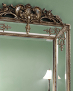 Серебряное зеркало в полный рост “Пабло”