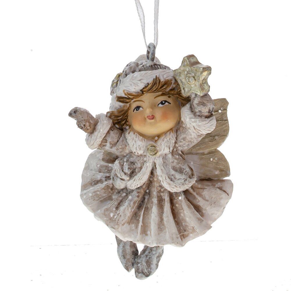 GAEM Фигурка декоративная подвесная "Ангелок", L5 W4 H6,5 см, 3в.