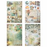 Бумага для скрапбукинга 15х21 см "Осень", двусторонняя, 12 листов, 240 г/м2, ОСТРОВ СОКРОВИЩ, 665446