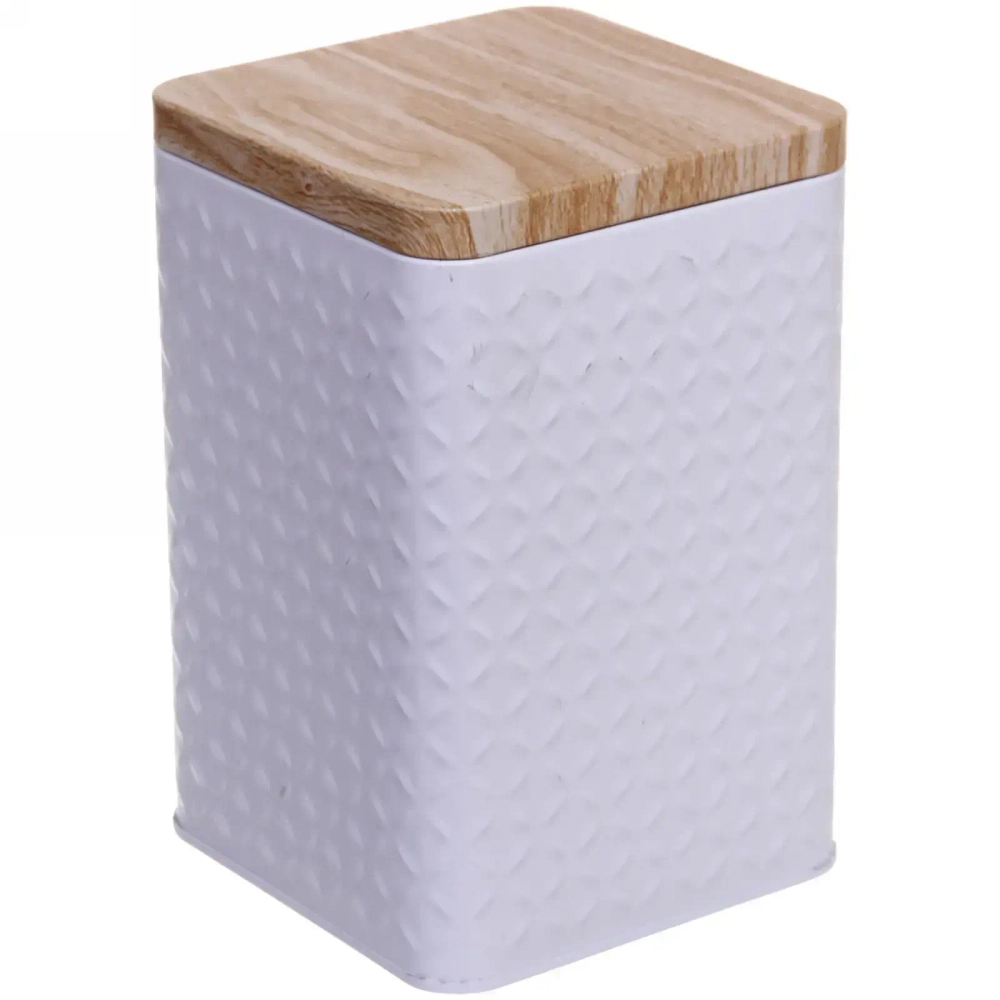 Банка жестяная «Kitchen romance» 1500мл 10,5*16cм, белая