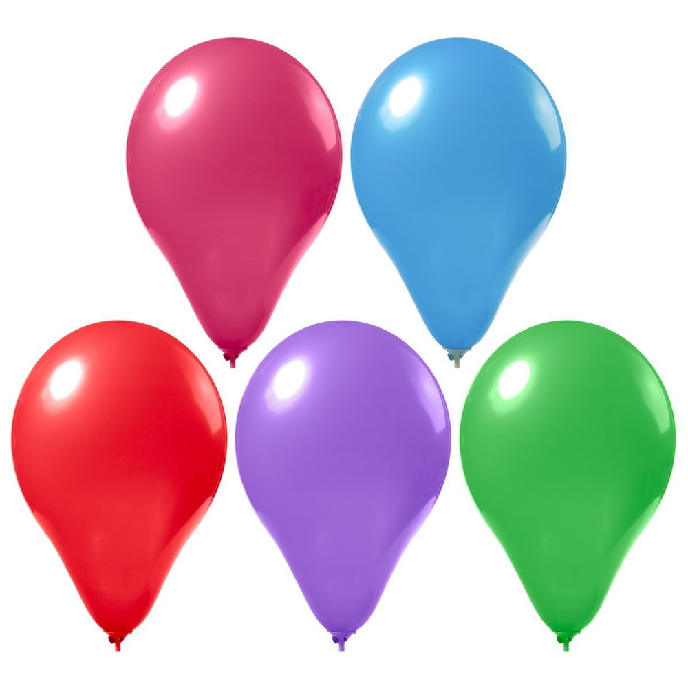 Шар воздушный пастель Alingar, №10, ассорти, 100шт/уп, пакет с европодвесом