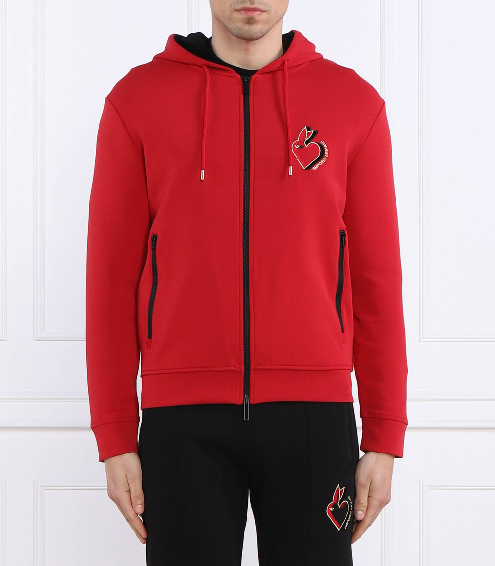 Худи Emporio Armani - красный(3R1MBK 1JHSZ)