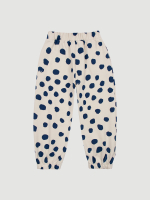 Утеплённые брюки на резинке Mjölk Горошки