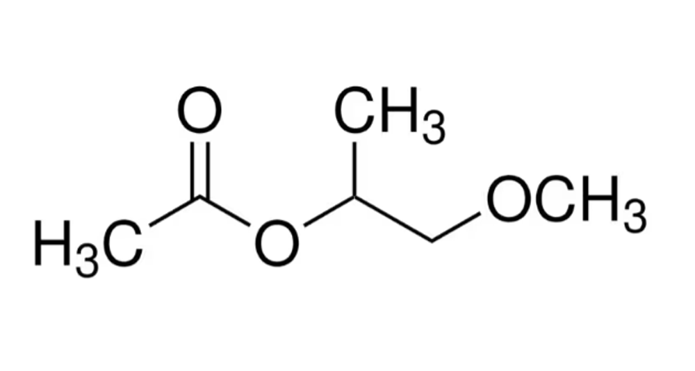 ацетат монометилового эфира пропиленгликоля формула