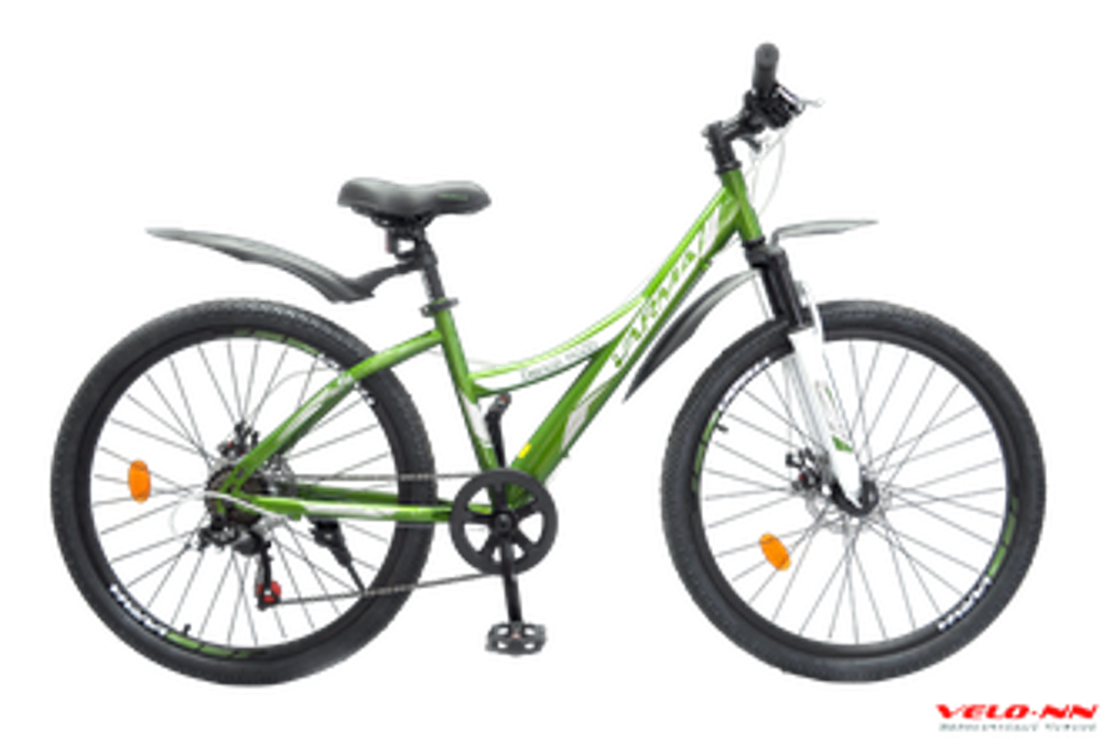 Велосипед 26&quot; VARMA Denali H60D 7 ск. зеленый (Сделано в России)
