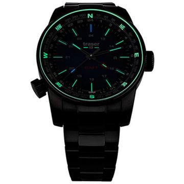 Швейцарские тактические часы Traser P68 Pathfinder Gmt Green 109525