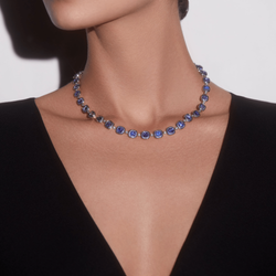 Колье с Сапфирами и Бриллиантами, N0022-3/2