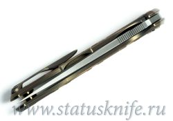 Нож Широгоров Флиппер 95 M390 S узор T подшипникифотография - 10