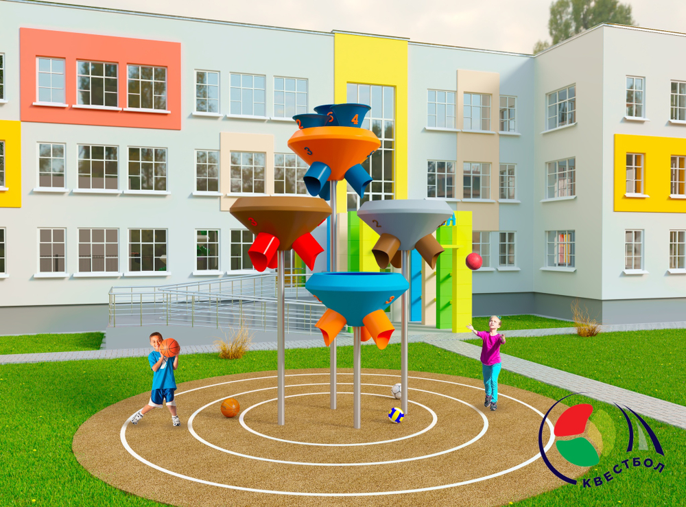 Модуль спортивный Квестбол Космическая тарелка