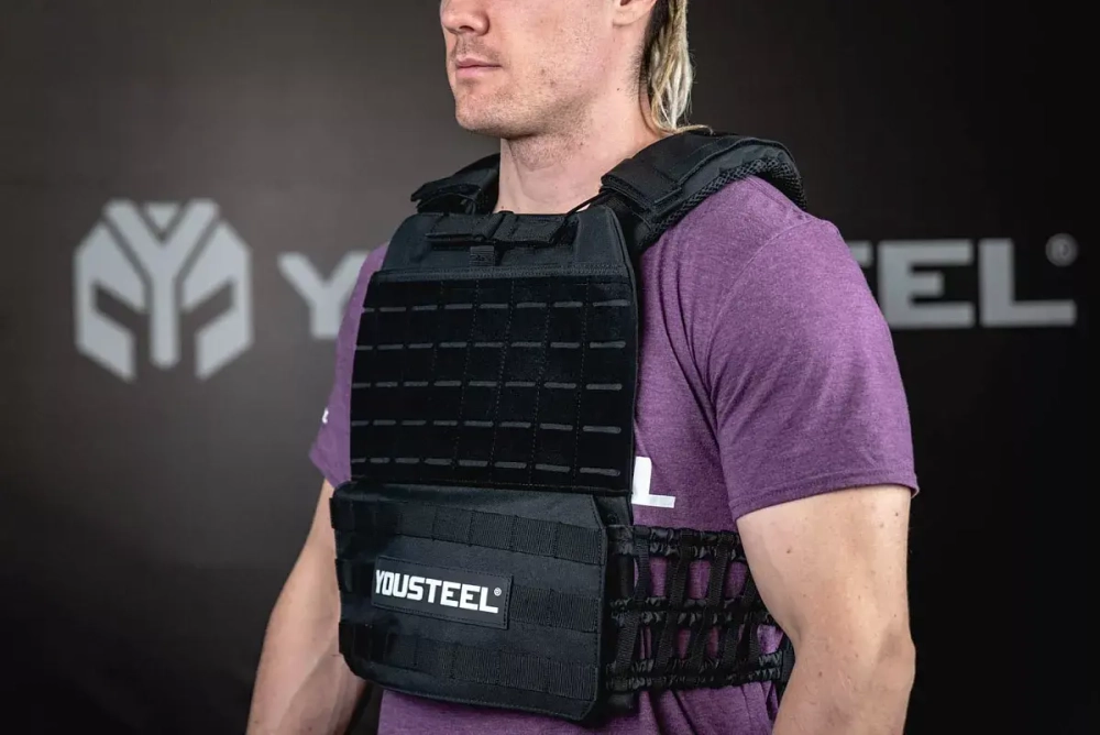 Жилет утяжелитель c плитами, 6 кг