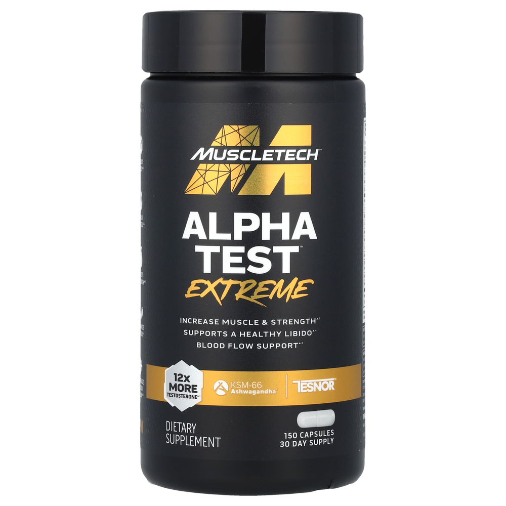 MuscleTech, AlphaTest™ Extreme, 150 Capsules