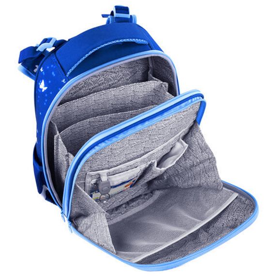 Çanta \ Bag \ Ранец BRAUBERG, 2 отделения, с брелком, СВЕТЯЩИЙСЯ, 38х29х16 см, 270593