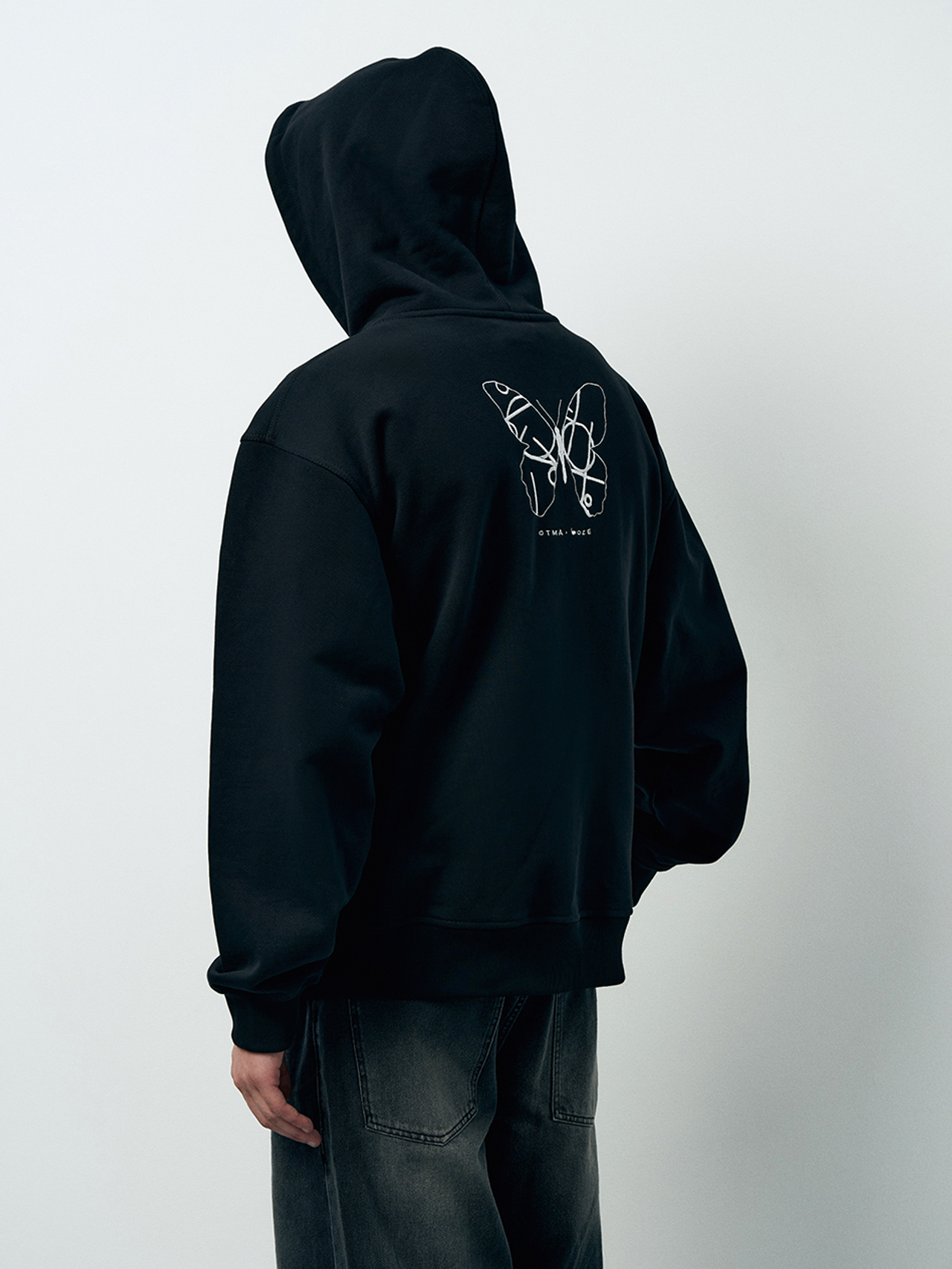 Худи на молнии "OTMA x BOZE"