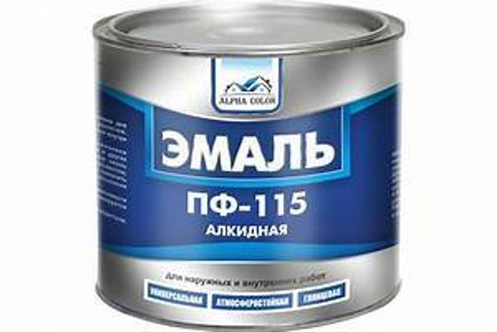 Эмаль ПФ-115 1,9кг Царицынские краски красная