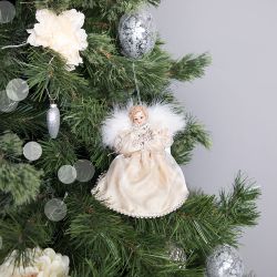 Елочное украшение Ангел Мерри Золото