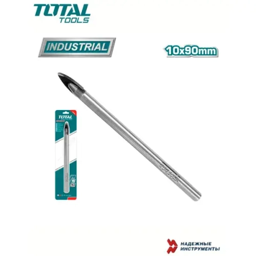 Сверло для стекла и плитки 10х90мм TACG101012 TOTAL